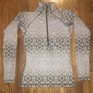 Women’s Nike Pro 1/2 zip. Digital/Aztec. Size S.